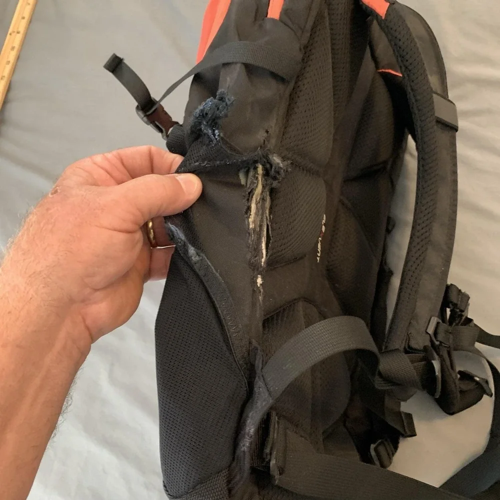 The North Face Recon Backpack Orange Black 19